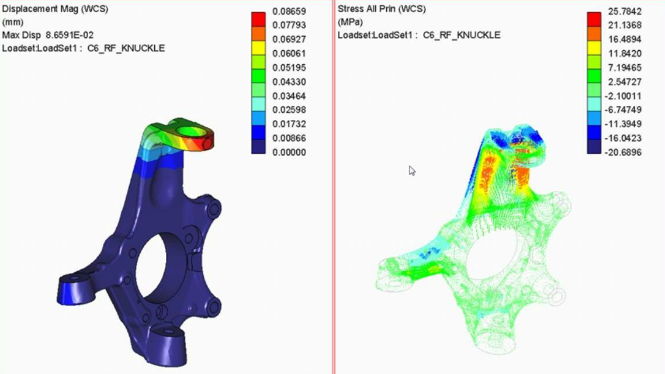 Creo-simulation Creo Simulation szerkezeti analízis
