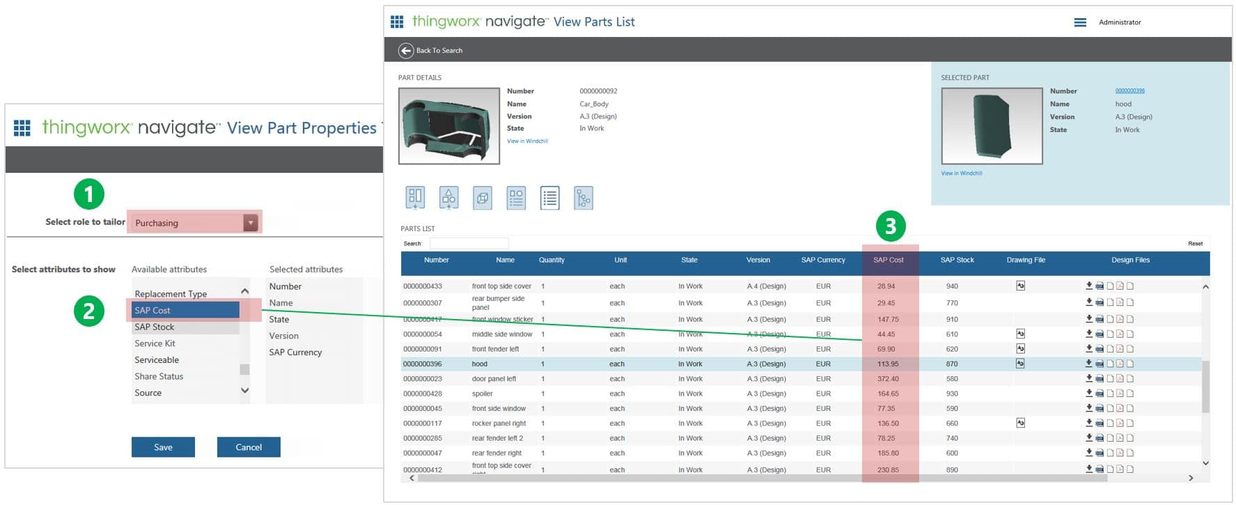 Windchill-SAP kapcsolat