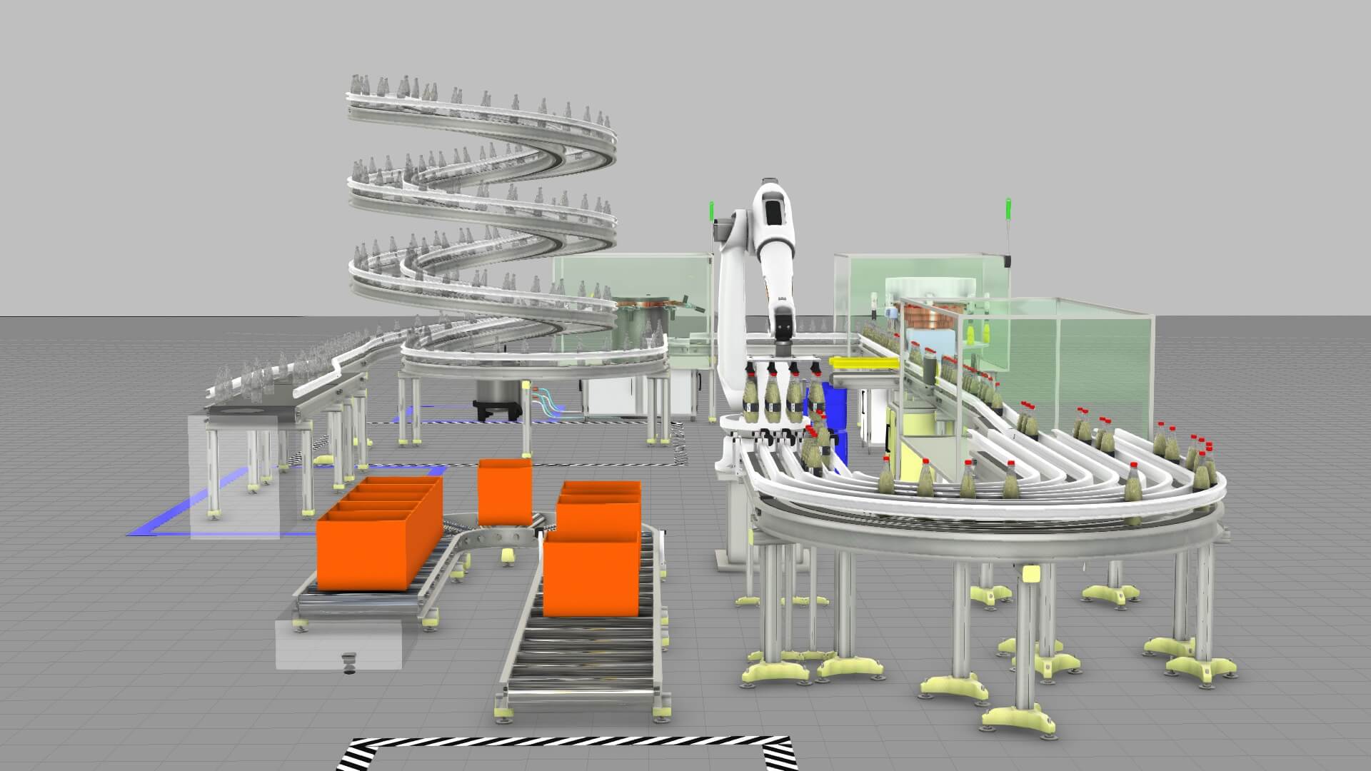 Bottle Filling Layout